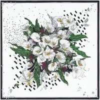 Платок шелковый Delicate, каллы Платок шелковый Delicate, каллы