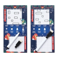 Настольная игра морской бой "Снежный бой", 2 стираемых маркера, 2 поля из дерева Настольная игра морской бой "Снежный бой", 2 стираемых маркера, 2 поля из дерева