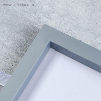 Фоторамка двойная на тесьме L-3 15х21 см, серебро (пластиковый экран)