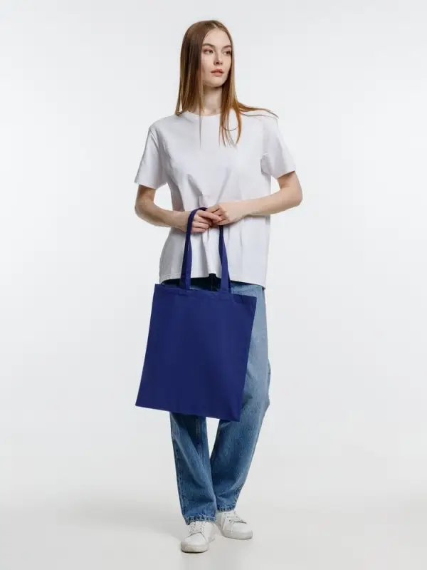 Холщовая сумка Neat 140, синяя Холщовая сумка Neat 140, синяя