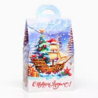 Подарочная коробка "Капитан" 17,2 х 9,5 х 27,5 см, Подарочная коробка "Капитан" 17,2 х 9,5 х 27,5 см,