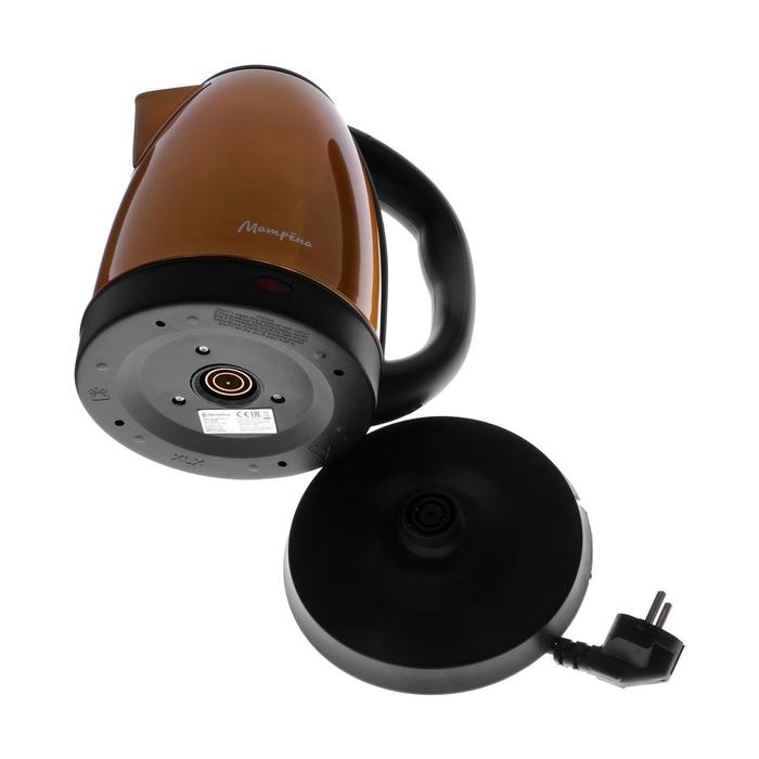 Чайник электрический Чайник электрический "МАТРЁНА" MA-002, металл, 1.8 л, 1500 Вт, жёлтый