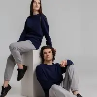 Свитшот унисекс BNC Inspire (Organic), темно-синий, размер 3XL Свитшот унисекс BNC Inspire (Organic), темно-синий, размер 3XL