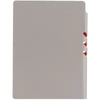 Ежедневник Flexpen, недатированный, серебристо-оранжевый Ежедневник Flexpen, недатированный, серебристо-оранжевый