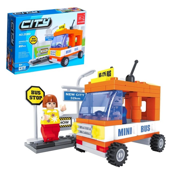 Конструктор &laquo;Маршрутка&raquo;, 93 детали