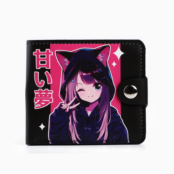 Кошелёк-книжка «Аниме», 11х9.5х2 см Кошелёк-книжка «Аниме», 11х9.5х2 см