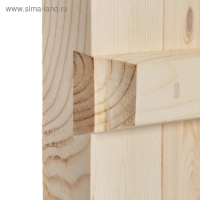 Дверной блок для бани, 180×70см, из сосны, на клиньях, массив, "Добропаровъ" Дверной блок для бани, 180×70см, из сосны, на клиньях, массив, "Добропаровъ"