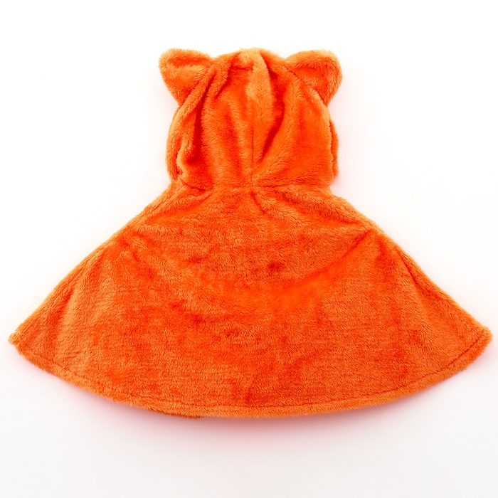 Карнавальная накидка &laquo;Лисёночек&raquo;, рост 104-128 см, оранжевый