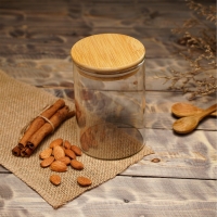 Банка стеклянная для сыпучих продуктов Magistro &laquo;Эко&raquo;, 550 мл, 8,5&times;12,5 см