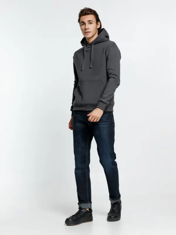 Худи Kirenga Heavy 2.0, темно-серое (графит), размер XL