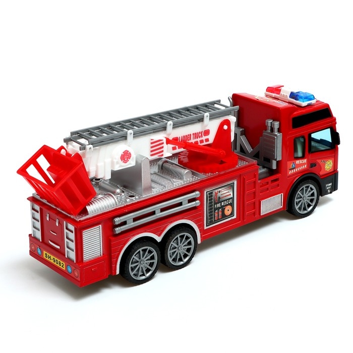 Машина радиоуправляемая &laquo;Пожарная&raquo;, с выдвижной лестницей, работает от батареек