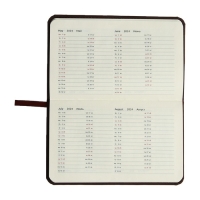 Планинг карманный датированный 2024 года, 155 х 95 мм, 64 листа, deVENTE.Emblem, твёрдая обложка из искусственной кожи, кремовый блок 70 г/м2, коричневый Планинг карманный датированный 2024 года, 155 х 95 мм, 64 листа, deVENTE.Emblem, твёрдая обложка из искусственной кожи, кремовый блок 70 г/м2, коричневый