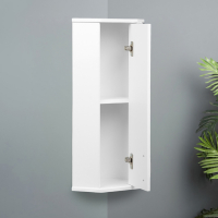 Шкаф навесной для ванной комнаты угловой "ПШ", 25 х 25 х 70 см