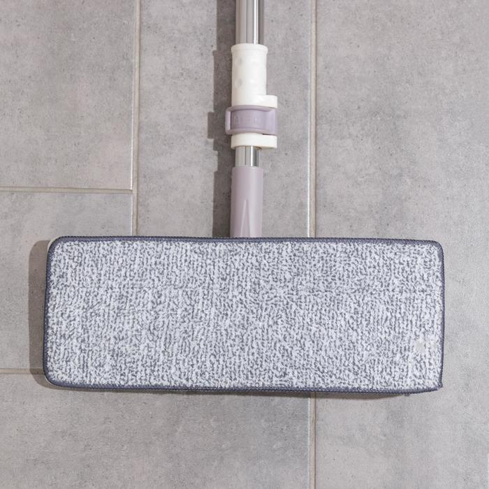 Швабра для мытья пола Доляна, с вертикальным отжимом, телескопическая ручка, 32&times;12&times;80(125) см