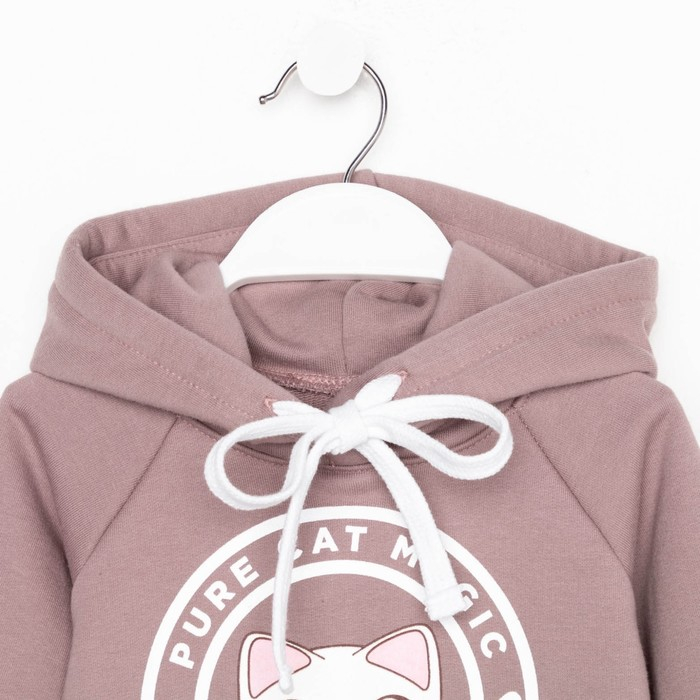 Худи для девочки KAFTAN Худи для девочки KAFTAN "Dream", размер 36 (134-140), цвет коричневый