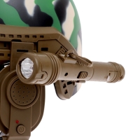 Шлем &laquo;Штурмовик&raquo;, световые и звуковые эффекты, работает от батареек