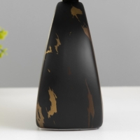 Настольная лампа "Аморет" E14 40Вт черный-золото 20х20х30 см RISALUX