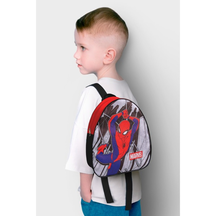 Рюкзак детский, 23х21х10 см, Человек-паук