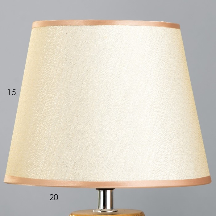 Настольная лампа Шелдон E14 40Вт золото 20х20х33 см RISALUX