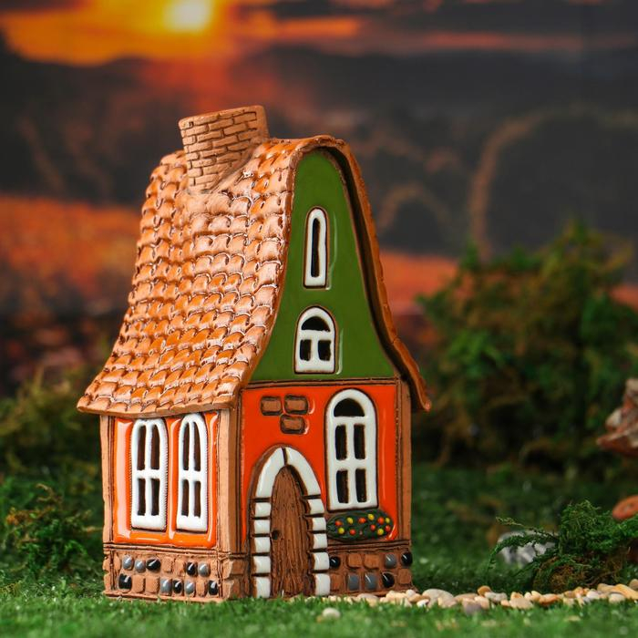 Аромалампа Домик &laquo;Колокольчик&raquo;, ручная работа, микс, 16 см