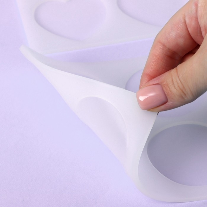 Набор форм для шоколада, 2 шт, силикон, 23&times;12 см, цвет прозрачный