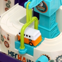 Парковка-автотрек &laquo;Город&raquo;, с 6 машинами, свет и звук, работает от батареек