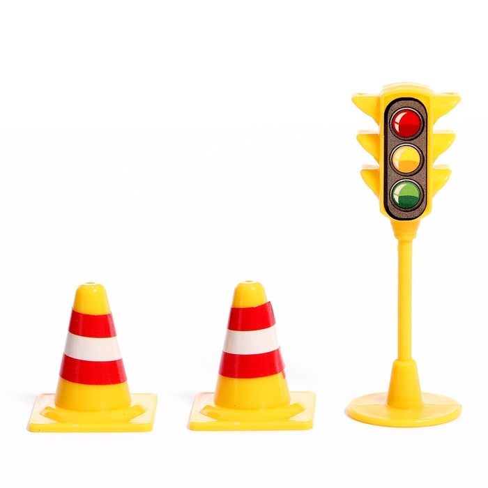 Набор машинок &laquo;Пожарная служба&raquo;, 3 машинки и аксессуары