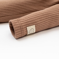 Боди с длинным рукавом Крошка Я, BASIC LINE, рост 62-68 см, цвет коричневый Боди с длинным рукавом Крошка Я, BASIC LINE, рост 62-68 см, цвет коричневый