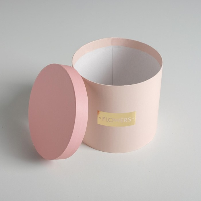 Набор шляпных коробок для цветов 4 в 1, упаковка подарочная, &laquo;Нежные тона&raquo;, 14 х 13 см - 20 х 17,5 см