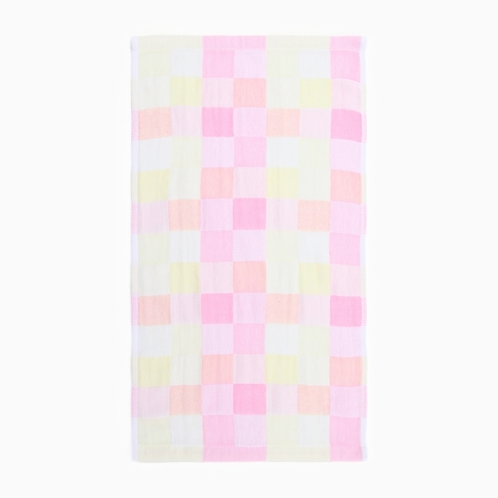 Полотенце LoveLife &laquo;Клеточки&raquo;, цв. розовый, 26*50 см, 100% хлопок,