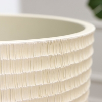 Горшок цветочный "Плиссе шампань бутон №8", 22 л