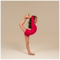 Купальник для гимнастики и танцев Grace Dance, р. 28, цвет малина