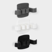 Зажим для проводов на бытовую технику, 3 шт, 9,5&times;5,3&times;2,5 см, цвет белый/чёрный/серый