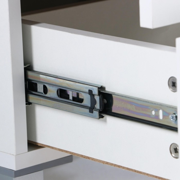 Комод высокий для ванной комнаты, белый,  50 х 34 х 98,6 см