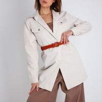 Ремень женский, ширина 3 см, винт, пряжка со вставкой, цвет рыжий Ремень женский, ширина 3 см, винт, пряжка со вставкой, цвет рыжий