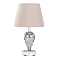 Настольная лампа "Виолин" Е27 40Вт хром 21х21х36 см RISALUX