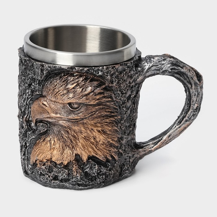 Кружка из нержавеющей стали &laquo;Орёл&raquo;, 400 мл