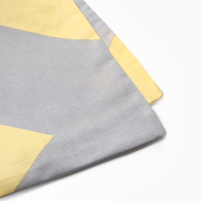 Пододеяльник Этель Желтый Шеврон 175*210 см, 100% хлопок, поплин, 125 г/м&sup2;