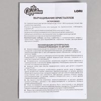 Выращивание кристаллов. Царевны &laquo;Царевна Василиса&raquo;, зелёный кристалл