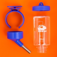 Поилка для грызунов "Пижон", 80 мл, синяя