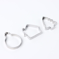 Новый год. Набор форм для печенья &laquo;Игрушки&raquo;, 3 шт