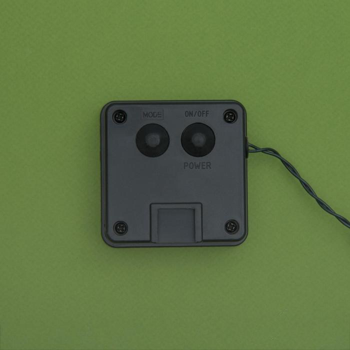 Гирлянда &laquo;Нить&raquo; 4.5 м с насадками &laquo;Лилии&raquo;, тёмная нить, 30 LED, свечение белое, 2 режима, солнечная батарея