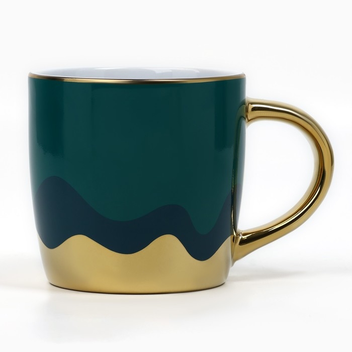 Кружка керамическая &laquo;Всё будет хорошо&raquo;, 300 мл, цвет зелёный