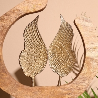 Сувенир интерьерный в деревянном кольце "Крылья" 25х8х28 см Сувенир интерьерный в деревянном кольце "Крылья" 25х8х28 см
