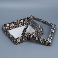 Коробка подарочная, упаковка, &laquo;Мужской&raquo; , 23.5 х 20.5 х 5.5 см