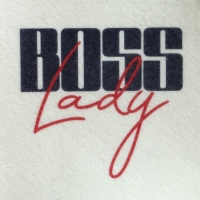 Шапка для бани принт "Boss Lady" Шапка для бани принт "Boss Lady"