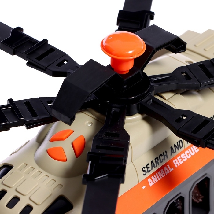 Вертолет «Дино», 1:16, с динозавром, световые и звуковые эффекты Вертолет «Дино», 1:16, с динозавром, световые и звуковые эффекты