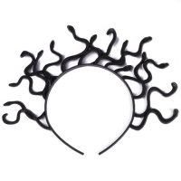 Карнавальный ободок «Горгона», 28 × 28 см, цвет чёрный Карнавальный ободок «Горгона», 28 × 28 см, цвет чёрный