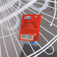 Полка для ванной угловая 3-х ярусная &laquo;Волна&raquo;, 24&times;24&times;64 см, цвет белый