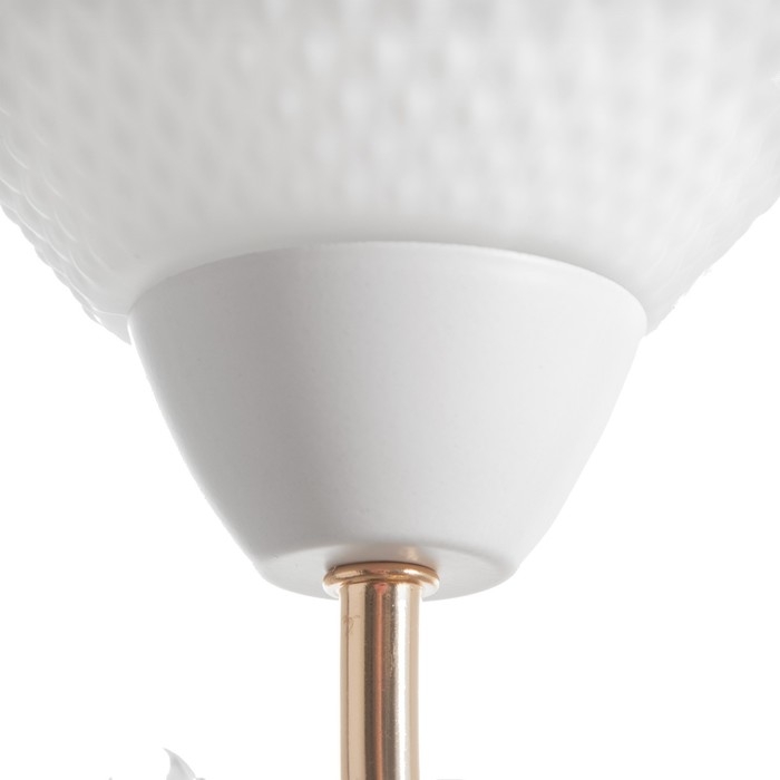 Бра "Рукси" Е27 40Вт бело-золотой 27х18х15 см